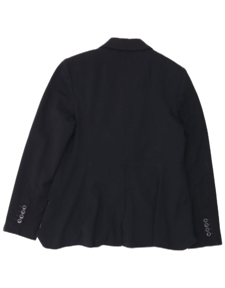 Marks & Spencer Chaqueta tipo blazer con 1 botón para mujer, talla 44, talla mediana, azul marino