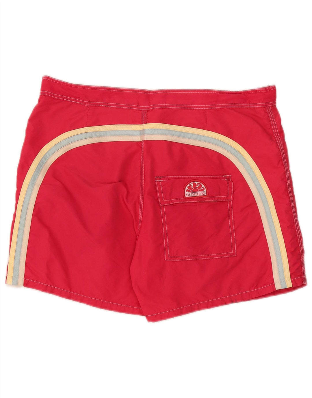 Bañador Sundek Hombre Mediano Rojo Nylon