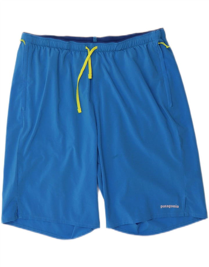 Pantalones cortos deportivos Patagonia para hombre azul grande