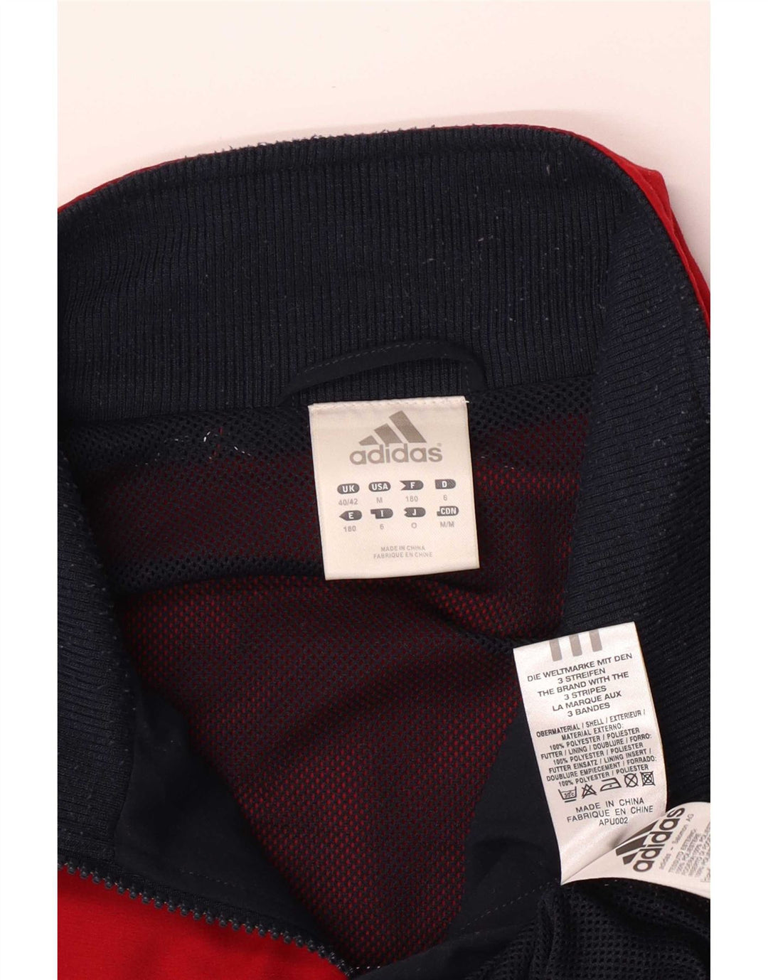 Adidas - Chaqueta de chándal para hombre, talla 40/42, talla mediana, multicolor