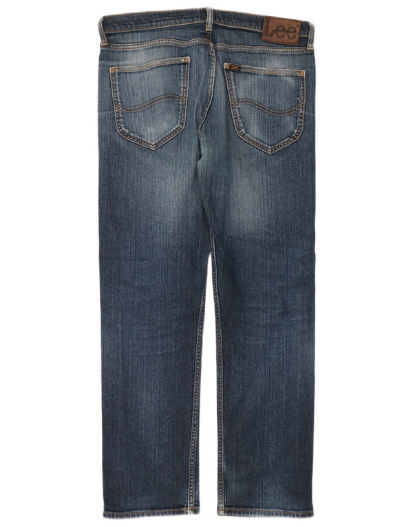 Lee Vaqueros Rectos Blake para Hombre W33 L32 Algodón Azul