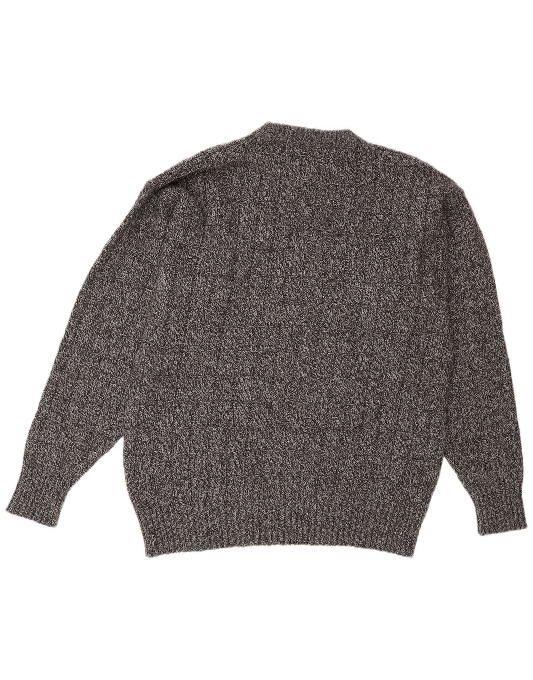 Valentino Jersey De Cuello Redondo Para Hombre Jersey De Lana Gris Grande