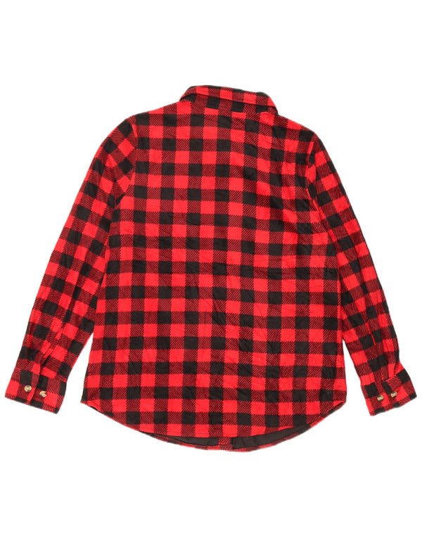 Camisa Lee para Mujer Riders Fleece UK 44 Medium Red Gingham