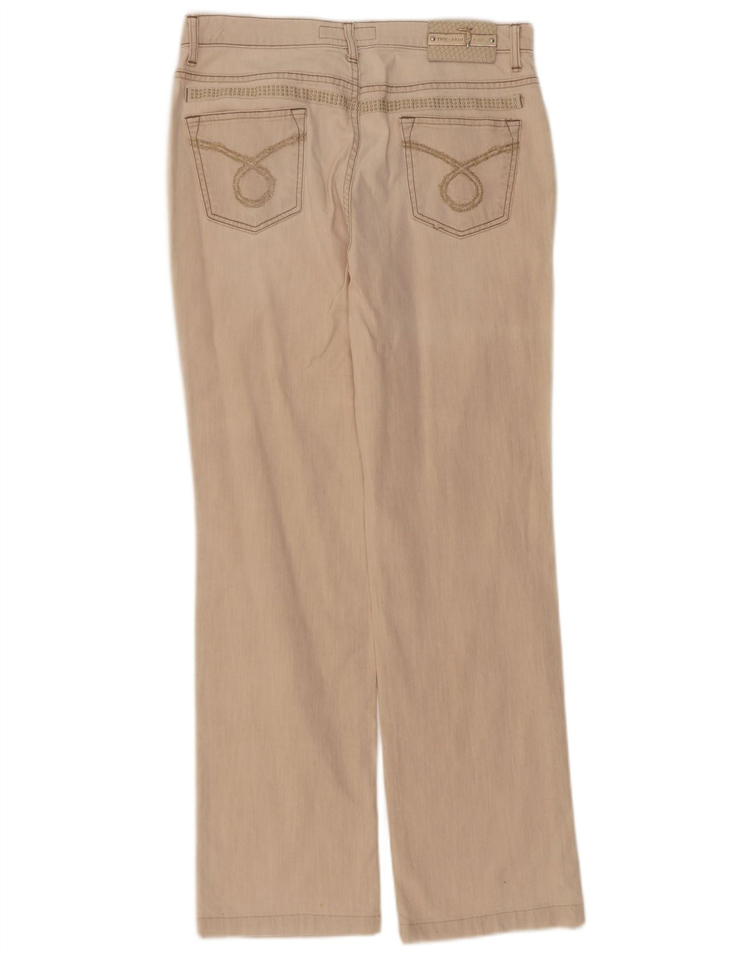Vaqueros Trussardi Mujer Rectos W32 L32 Algodón Beige