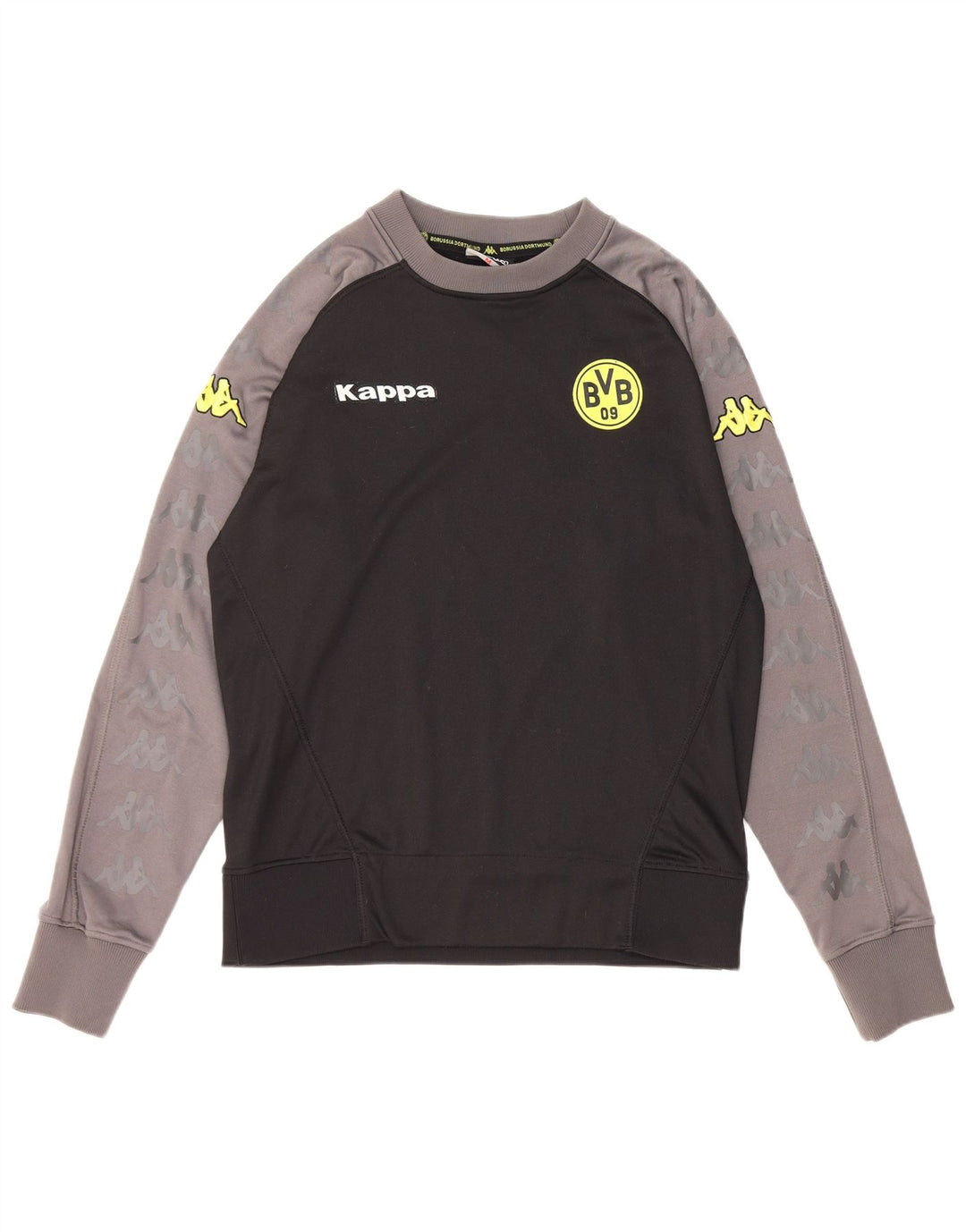Kappa Hombre BVB Dortmund Sudadera Estampada Jersey Medium Black Colorblock