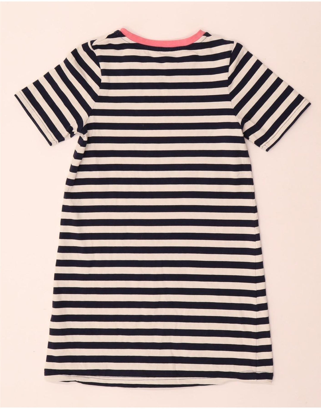 JOULES Vestido Camiseta Niña 11-12 Años Algodón Rayas Azul Marino