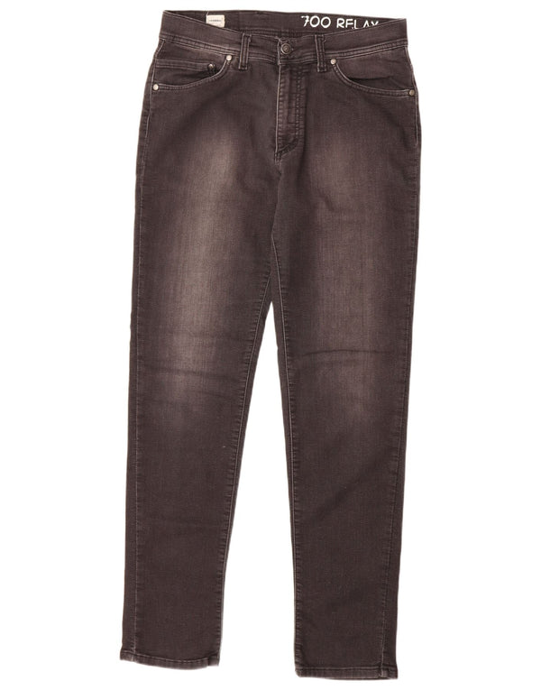 Carrera Mens 700 Regular Tapered Jeans W31 L31 Algodón Gris