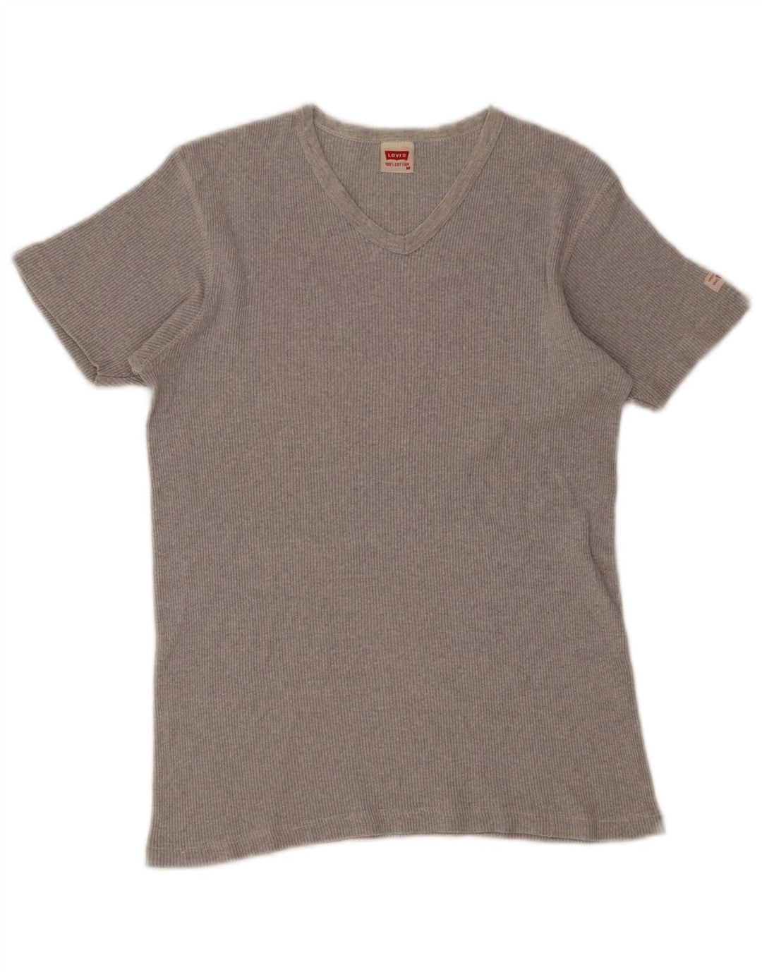 Levi's Camiseta para mujer Top UK 12 Algodón gris medio