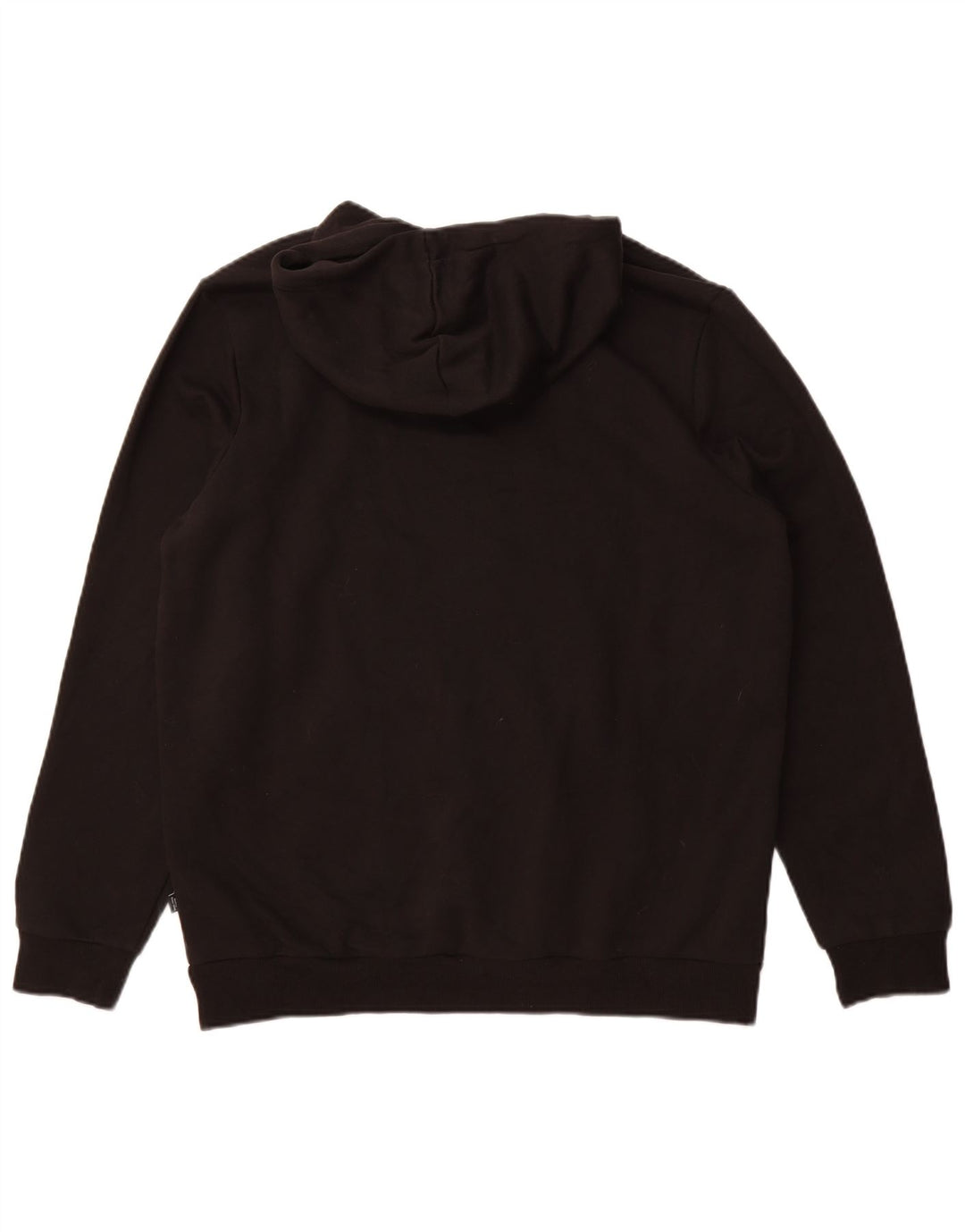 Puma - Sudadera con capucha para hombre, talla grande, algodón negro