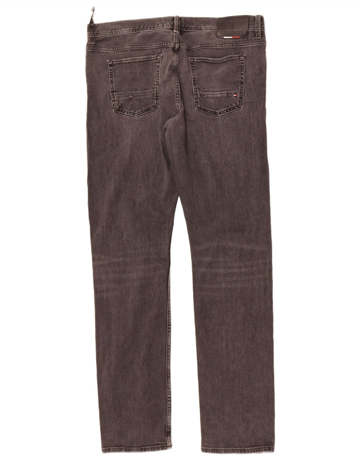 Tommy Hilfiger Vaqueros ajustados Bleecker para hombre W36 L34 Algodón gris