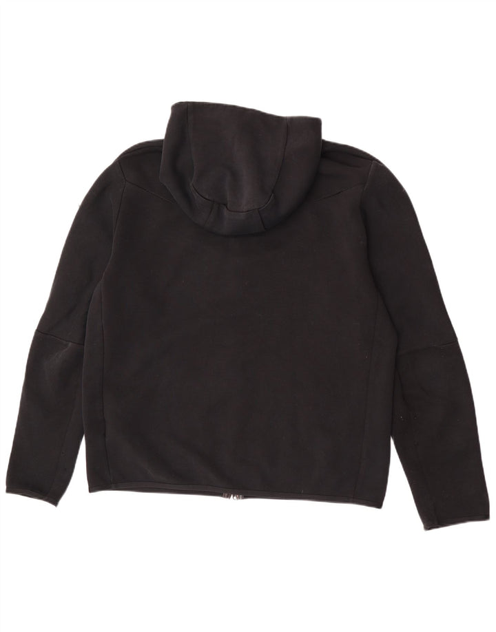 Nike - Sudadera con capucha y cremallera para hombre, talla grande, algodón negro
