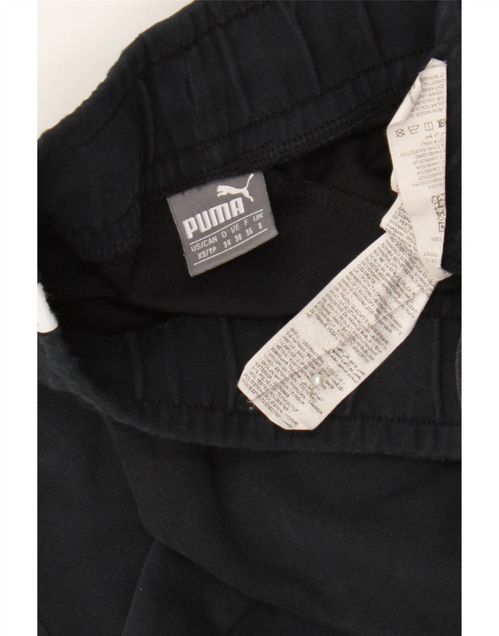 Puma Pantalones Capri para Mujer UK 8 Small Poliéster Negro