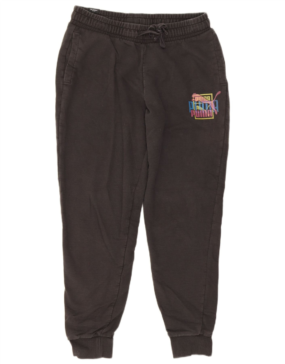 Puma Pantalones De Chándal Gráficos Joggers De Algodón Negro Mediano Hombre