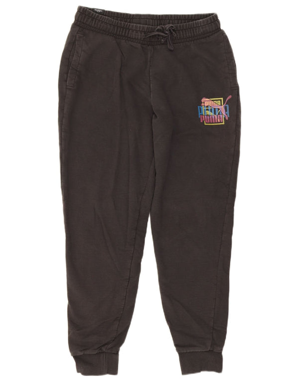 Puma Pantalones De Chándal Gráficos Joggers De Algodón Negro Mediano Hombre