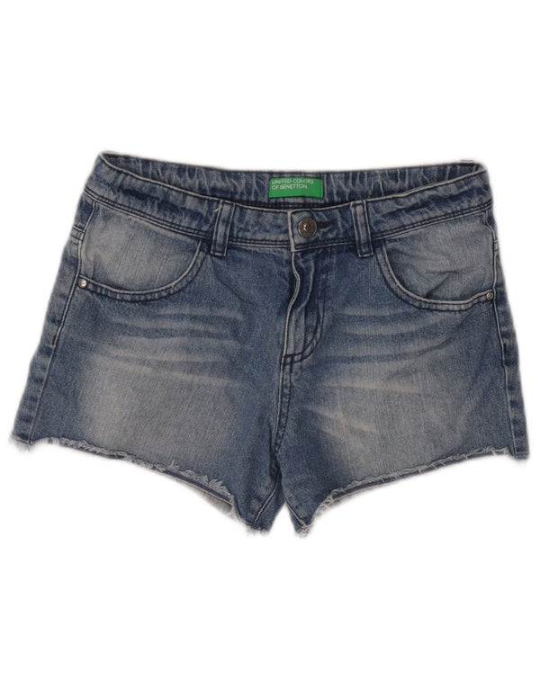 Benetton Shorts Vaqueros Mujer W26 Small Azul