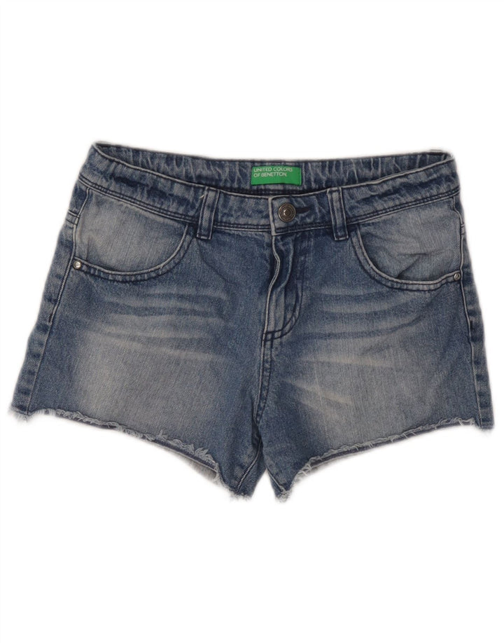 Benetton Shorts Vaqueros Mujer W26 Small Azul