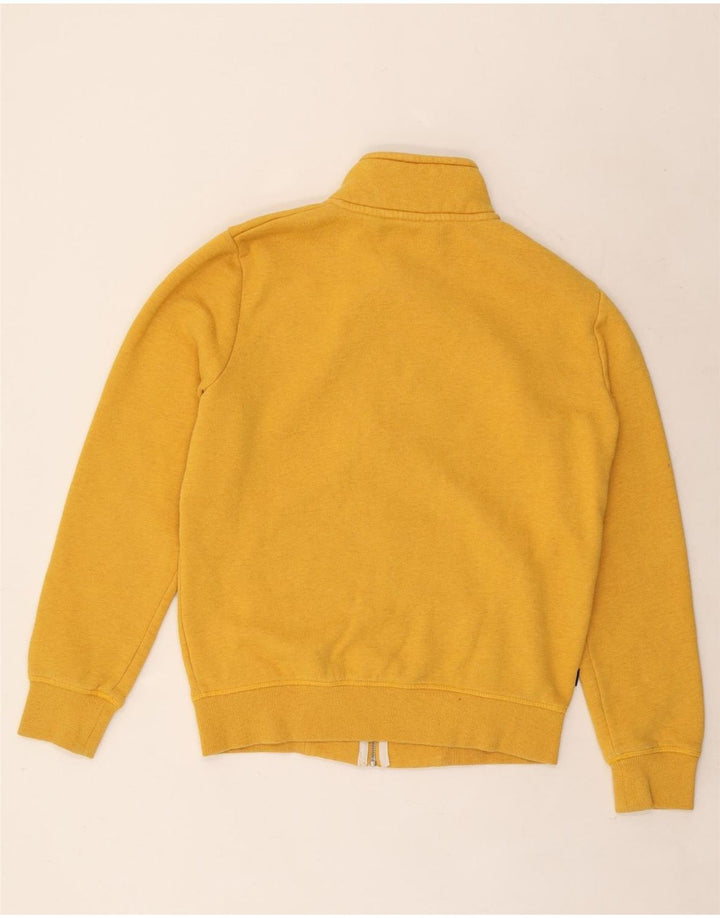 Superdry Hombre Chándal Top Chaqueta Pequeña Algodón Amarillo