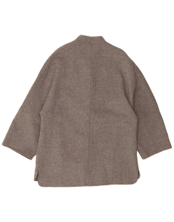 JAEGER Abrigo extragrande para mujer UK 6 XS Lana gris