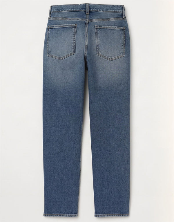 Mango Vaqueros Slim de Talle Alto para Mujer UK 8 Small W26 L27 Algodón Azul