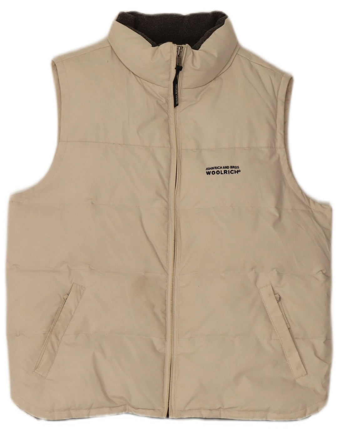 Woolrich Chaleco acolchado para hombre UK 38 Medium White