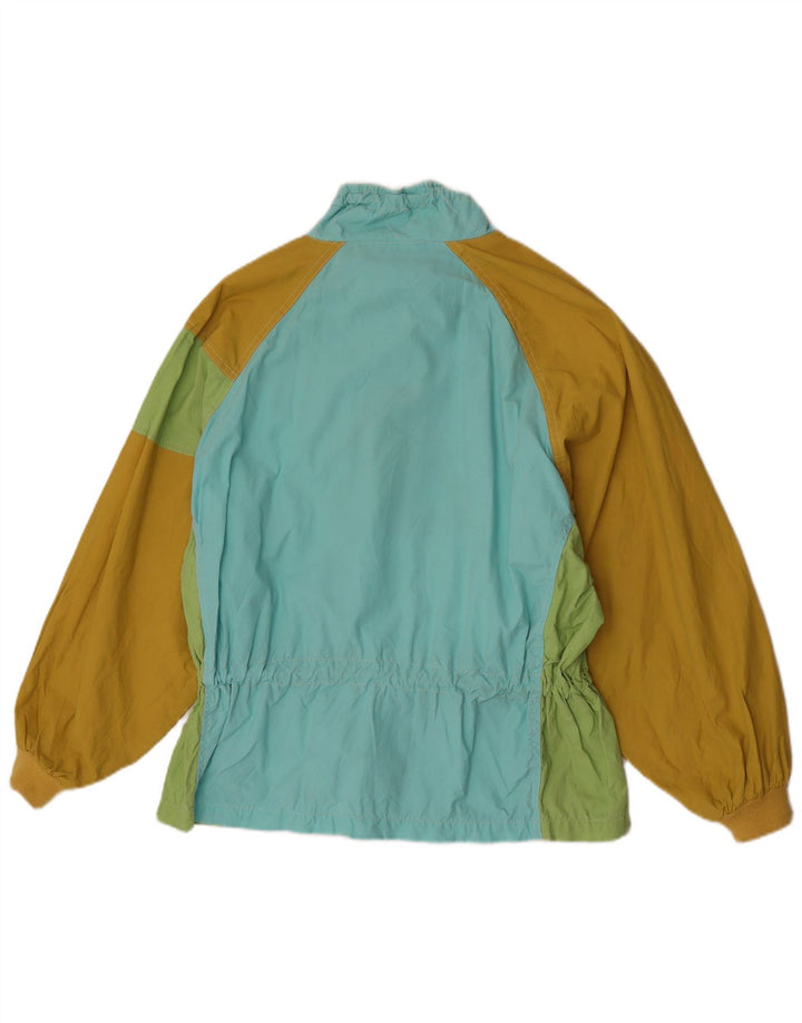 Chaqueta impermeable para mujer Nordica IT 44 Medium Algodón multicolor con bloques de color