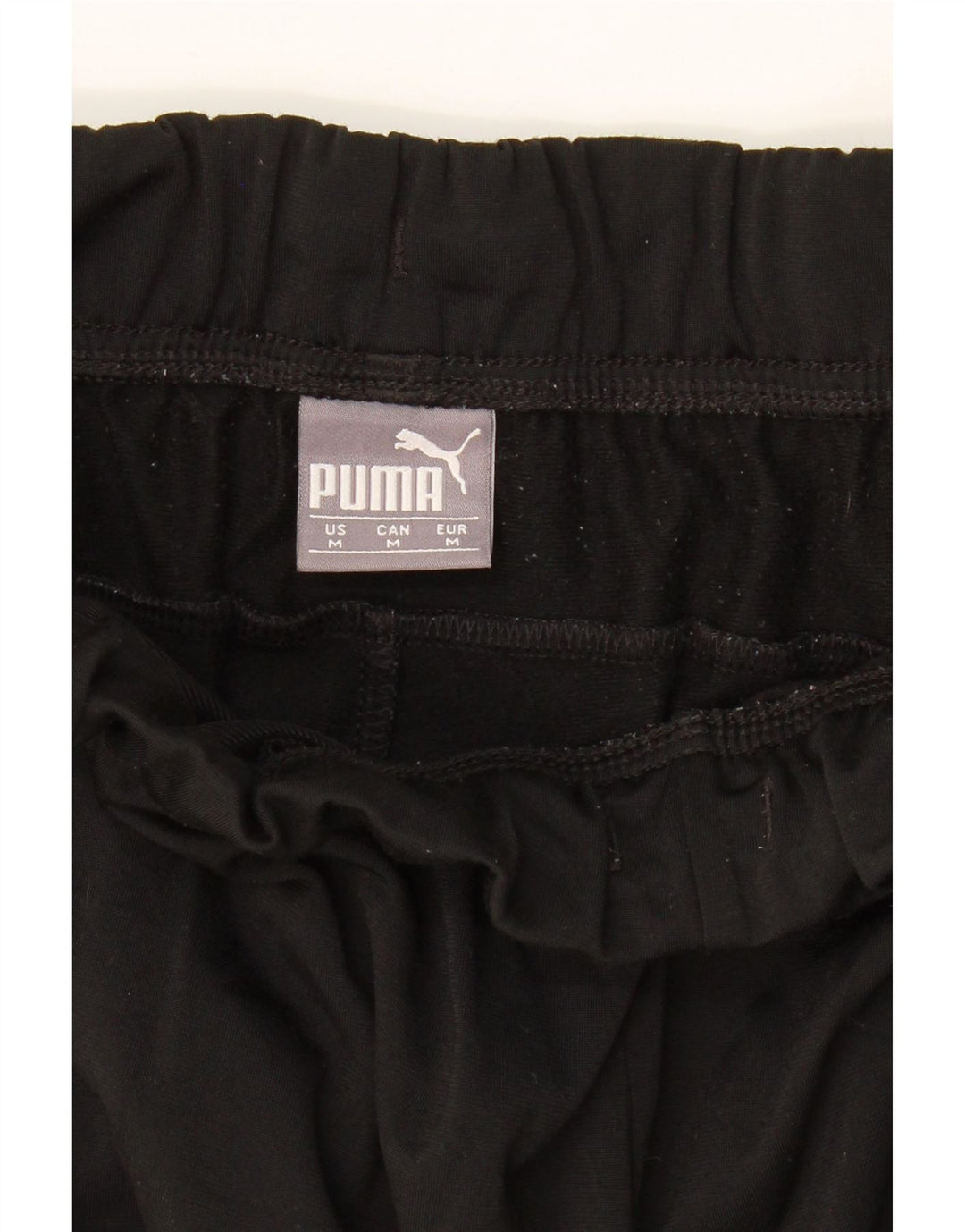 PUMA Womens Tracksuit Trousers Joggers UK 12 Medium Black Polyester Vintage Puma and Second-Hand Puma from Messina Hembry 