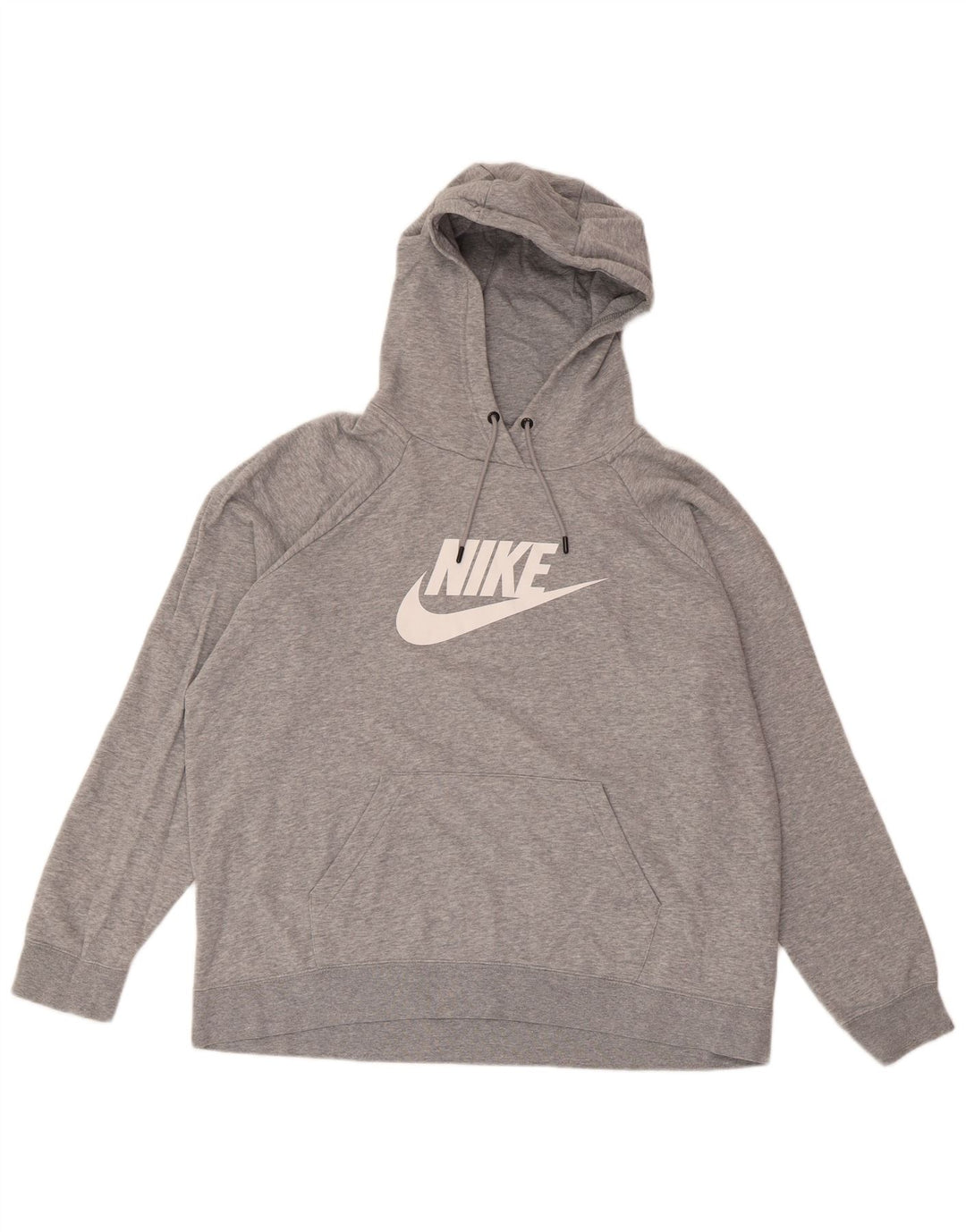 NIKE Sudadera con capucha gráfica para hombre XL Algodón moteado gris