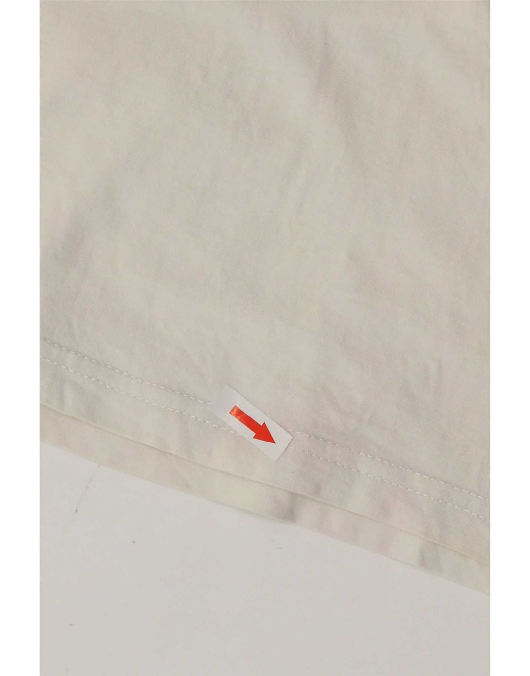 Kappa Hombre Camiseta Gráfica Top Medium Blanco Algodón