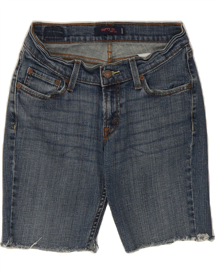 LEVI'S Womens 528 Denim Shorts US 3 Small W24  Blue Cotton Vintage Levi's and Second-Hand Levi's from Messina Hembry 