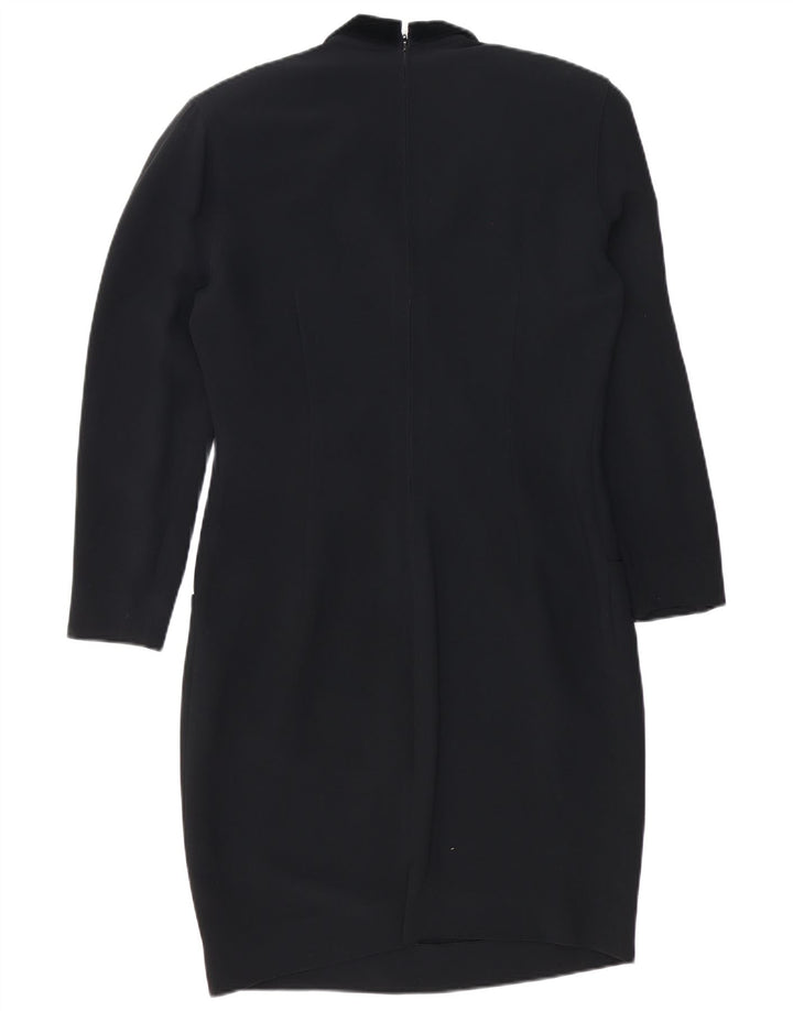 Les Copains Vestido tubo de manga larga para mujer IT 44 Medium Black