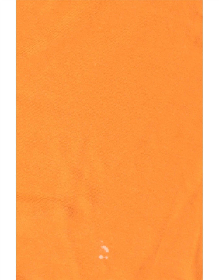 Ellesse Camiseta gráfica para hombre Top 2XL Algodón naranja