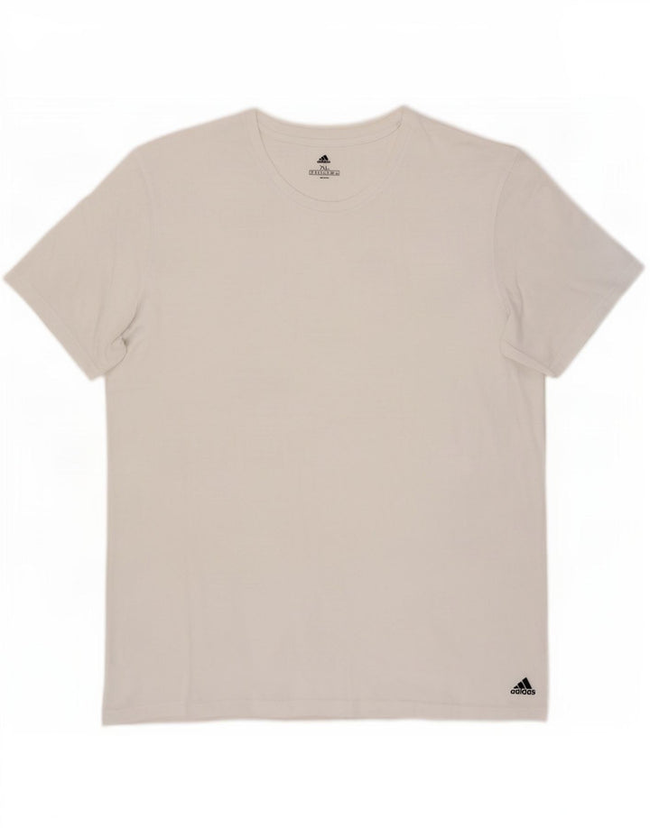 Adidas Camiseta Hombre Top XL Blanco Algodón