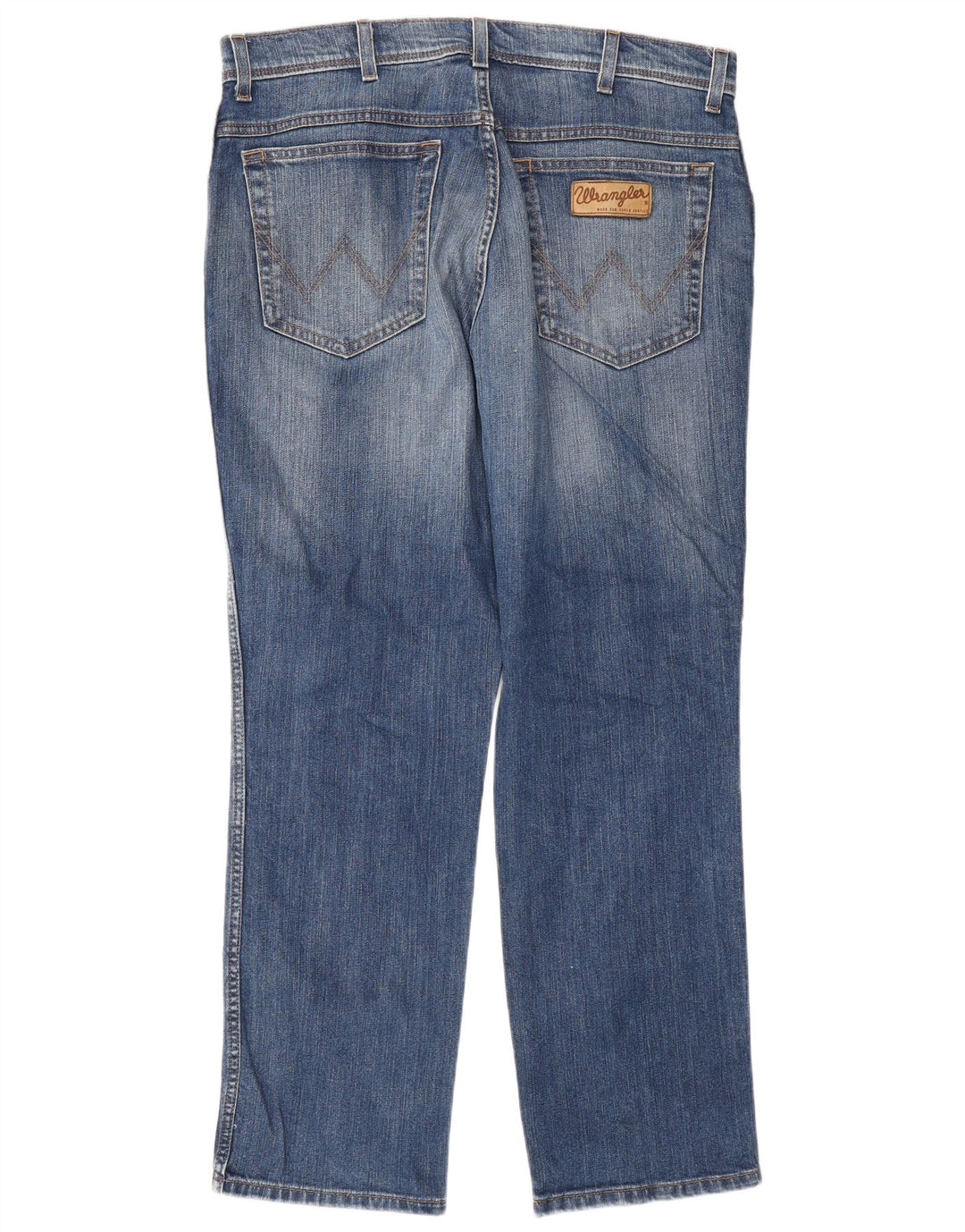 Vaqueros Wrangler Hombre Rectos W32 L30 Azul