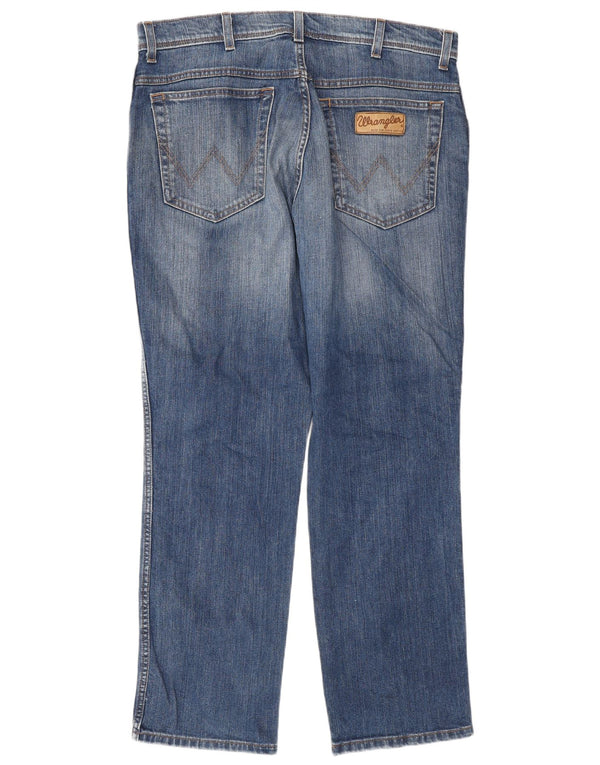 Vaqueros Wrangler Hombre Rectos W32 L30 Azul