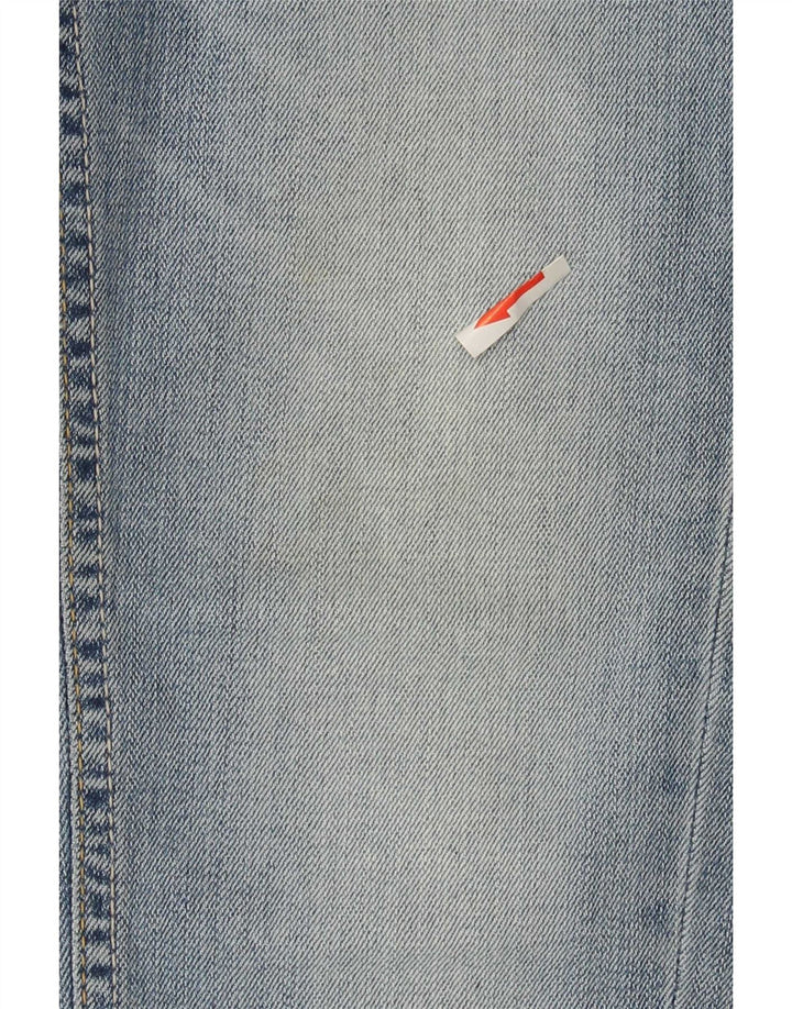 Vaqueros Dondup Mujer Slim W28 L27 Azul Algodón