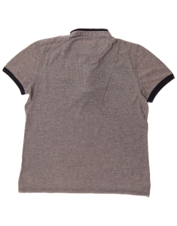 Polo Massimo Dutti Hombre Gris Medio Moteado