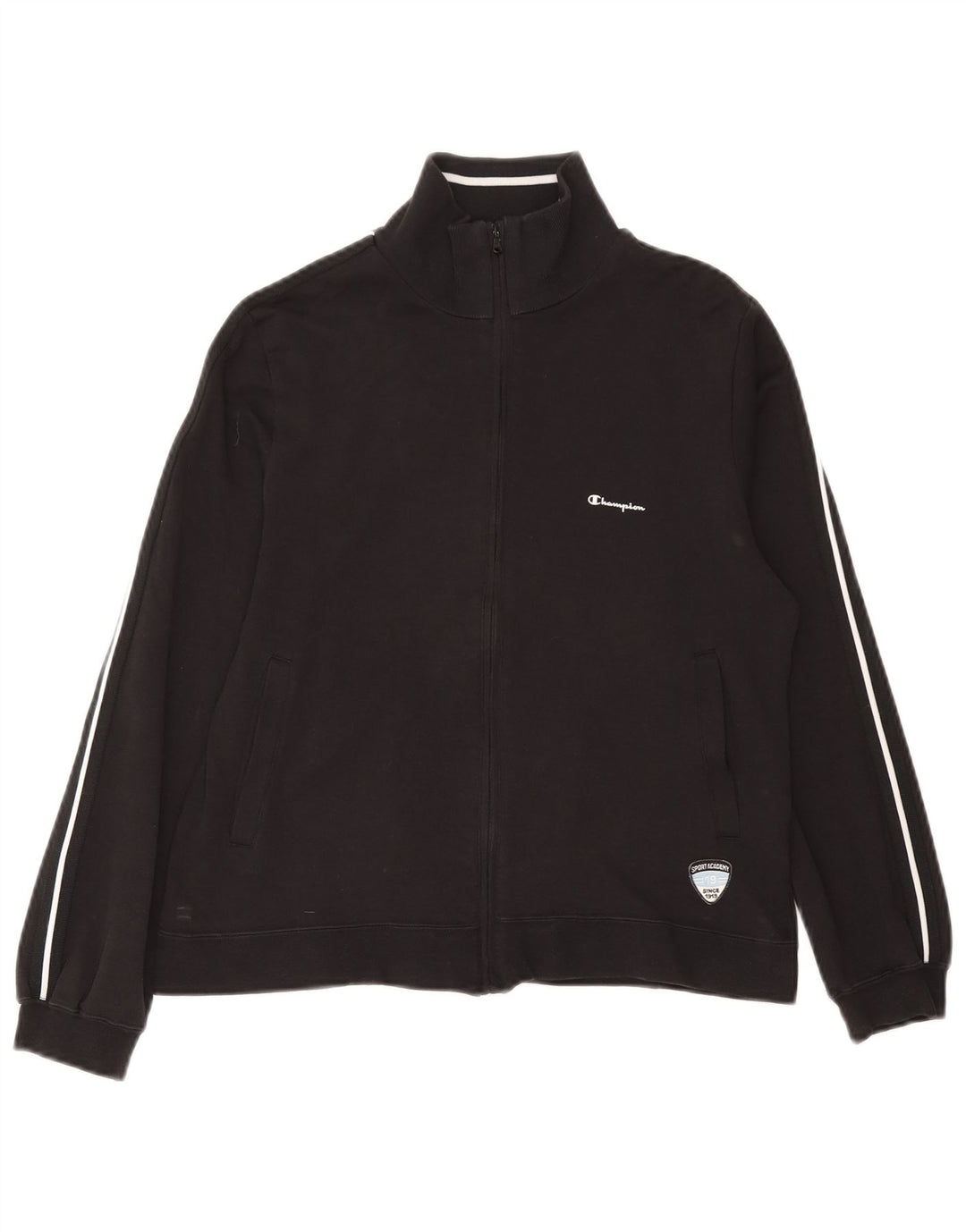 Champion Chaqueta de chándal para mujer UK 14 Mediana Algodón negro