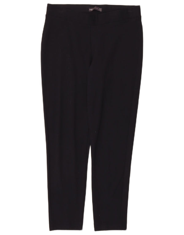 Marks & Spencer Pantalones cortos para mujer UK 12 Medium W28 L26 Azul marino