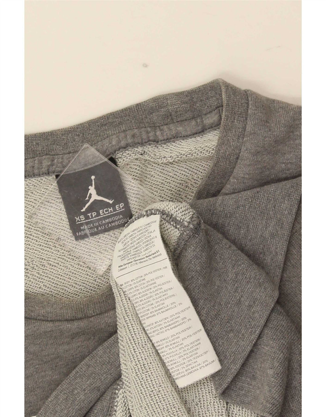 Sudadera Nike Hombre Graphic Jumper XS Algodón Gris
