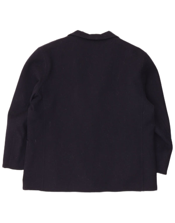 Piacenza Chaqueta Blazer de 2 Botones y Manga 3/4 para Mujer UK 46 Grande Azul Marino