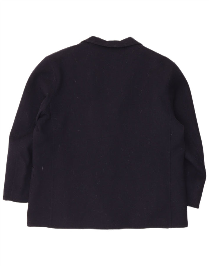 Piacenza Chaqueta Blazer de 2 Botones y Manga 3/4 para Mujer UK 46 Grande Azul Marino