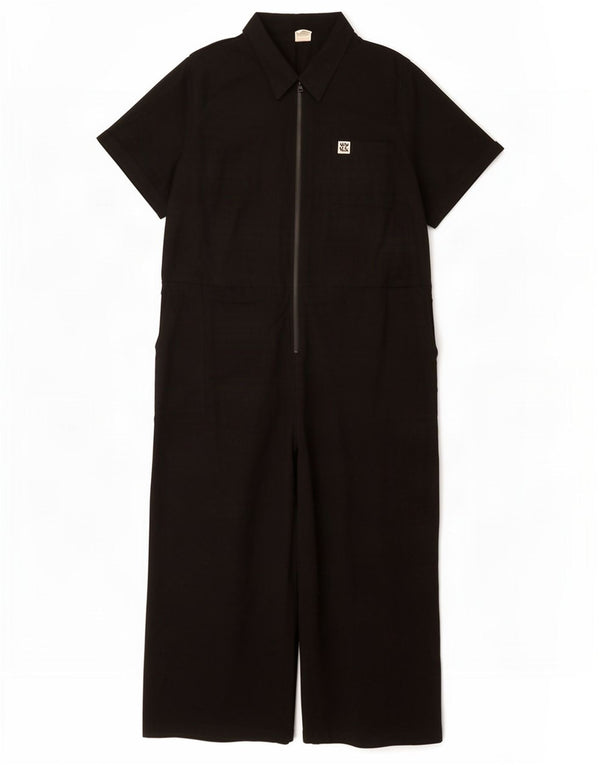 Lucy & Yak Mono de manga corta para mujer UK 36 5XL Algodón negro