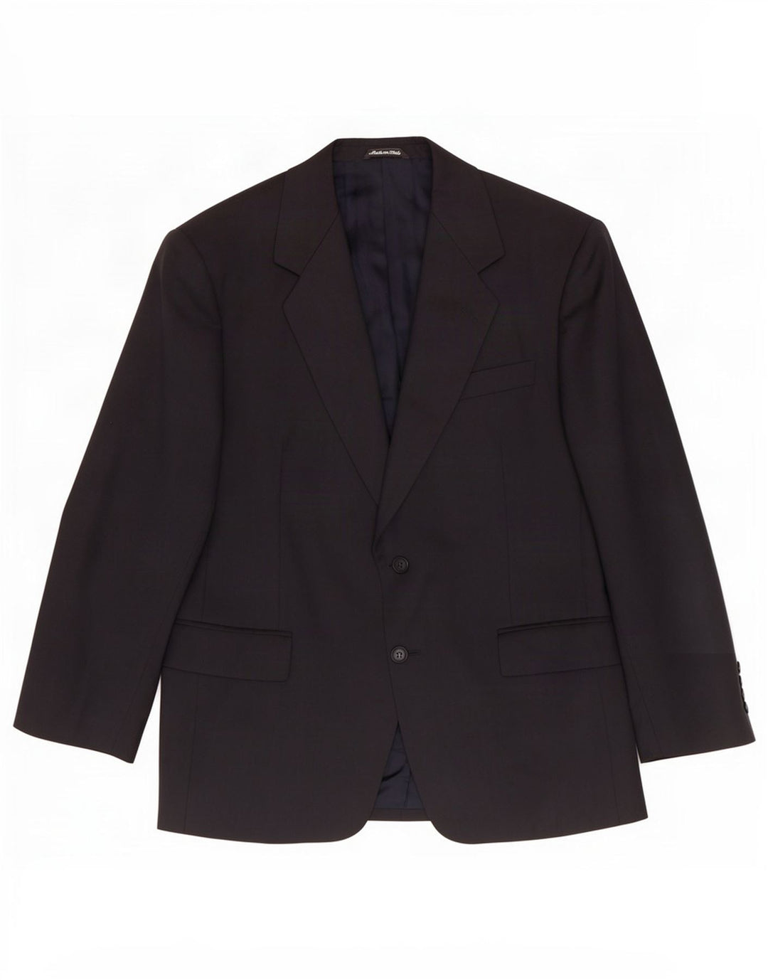 Marks & Spencer Chaqueta tipo blazer de 2 botones para hombre UK 40 Medium Azul marino Lana virgen