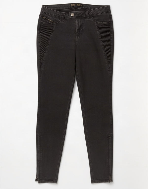 Zara Vaqueros pitillo de mezclilla para mujer EU 36 XS W26 L27 Gris