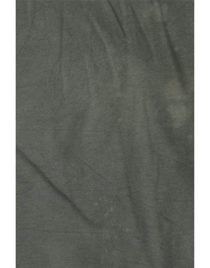 EDDIE BAUER Camiseta Hombre Top Grande Caqui Algodón