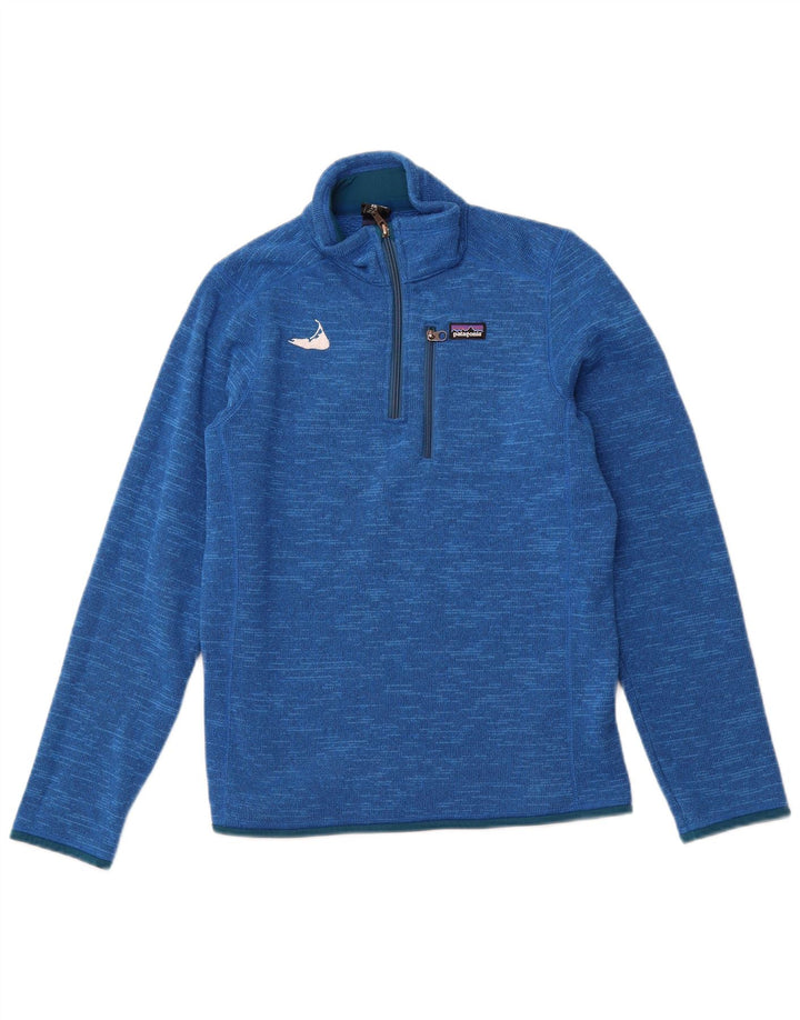 PATAGONIA Sudadera Niño Cremallera Cuello Jersey 15-16 Años 2XL Azul Poliéster