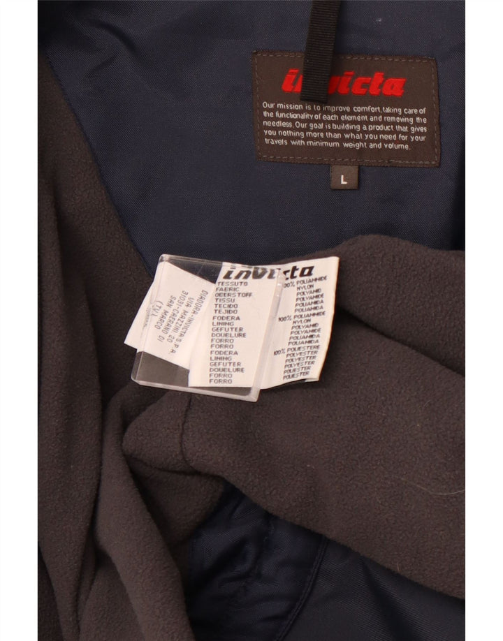 INVICTA Chaqueta cortavientos para hombre UK 40 Large Nylon azul marino