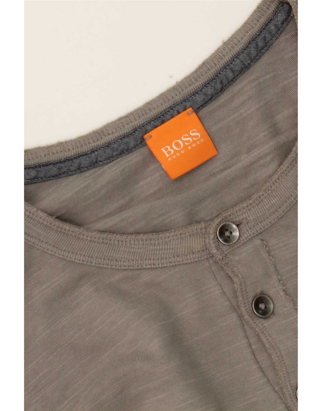 Hugo Boss Hombre Top Manga Larga XL Gris