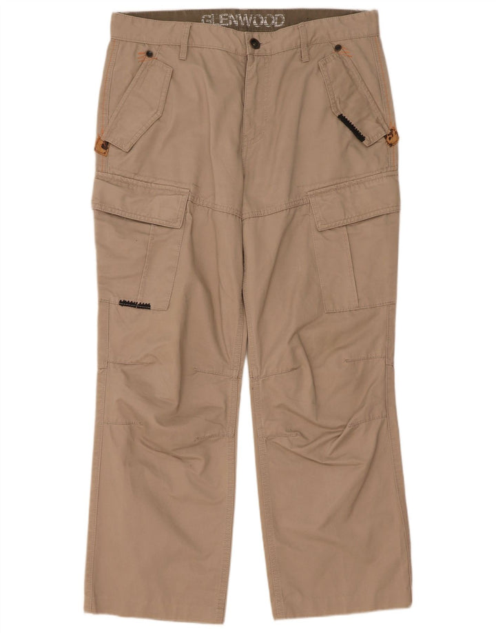 Pantalones cargo rectos Southern para hombre W36 L29 Beige