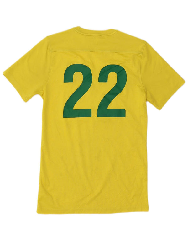 Nike Laurel Park FC Slim Fit Graphic Camiseta para hombre, talla pequeña, color amarillo